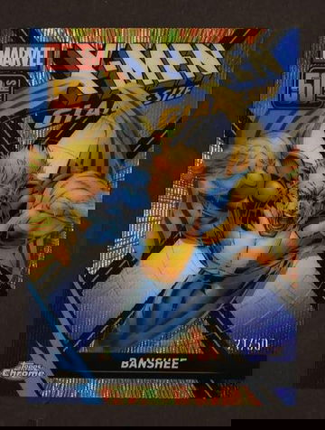 2025 Topps Chrome Marvel X-Men Giant-Size Gold Refractor Banshee #XM-6 /50