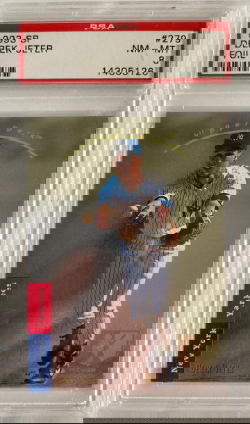 1993 SP Foil #279 Derek Jeter PSA 8 RC