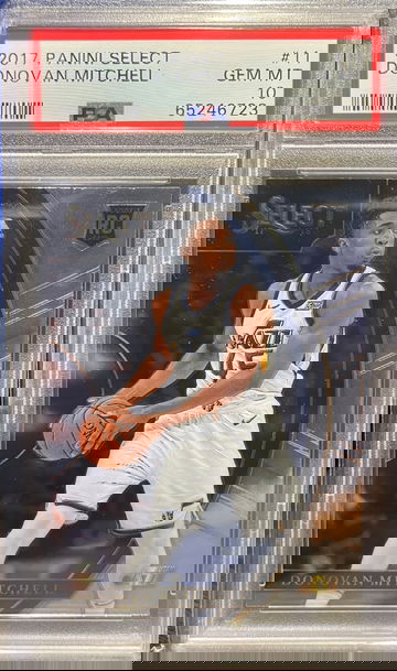 2017-18 Select Basketball Donovan Mitchell Rookie Concourse - PSA 10