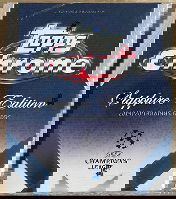 2020 Topps UEFA Champions League Soccer Chrome Sapphire Edition Sealed Box