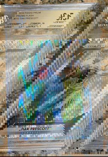 2016 Panini Prizm Dak Prescott Prizms Flash  #231 BGS 9.5