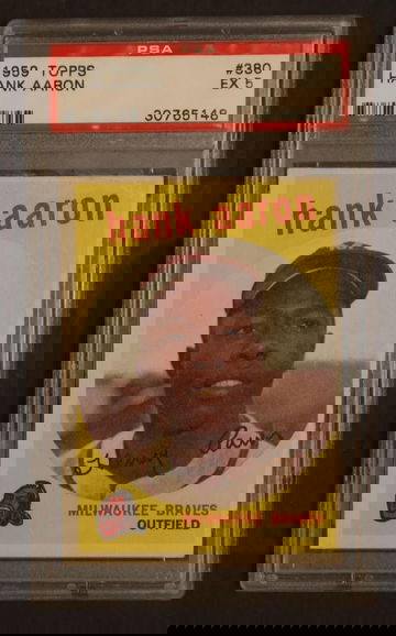 1959 Topps Hank Aaron #380 PSA 5