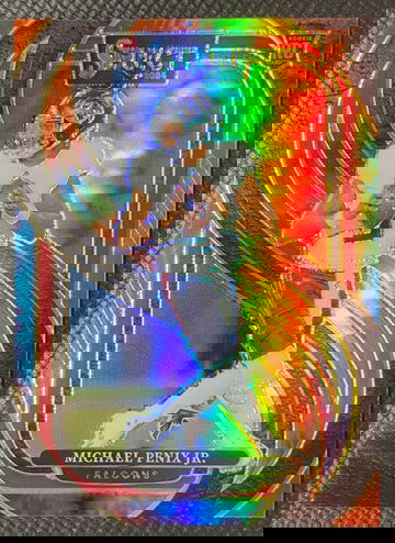 2024 Panini Select #110 Michael Penix Jr. Premier Level Tie-Dye Prizm SSP RC /25