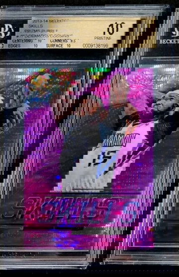 2013-14 PANINI SELECT SKILLS PRIZM PURPLE DEMARCUS COUSINS 34/99 BGS 10 POP 1 - DHL Express Air 6-8 Days with Tracking