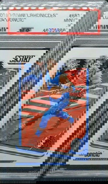 2018 Chronicles Luka Doncic Score #681 PSA 9