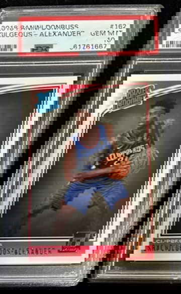 2018-19 Donruss Shai Gilgeous-Alexander #162 PSA 10 Clippers