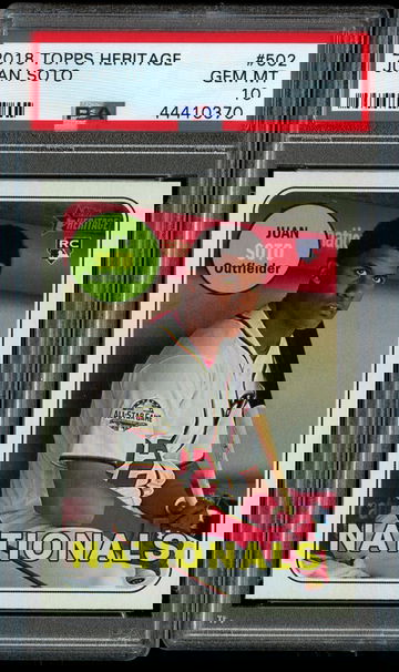 Juan Soto 2018 Topps Heritage High PSA 10 Gem Mint RC
