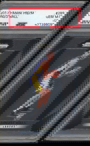2017 Panini Prizm Lonzo Ball PSA 10