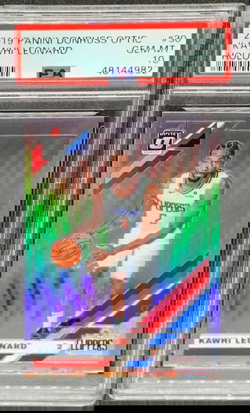 Kawhi leonard 2018 Donruss Optic Holo psa 10