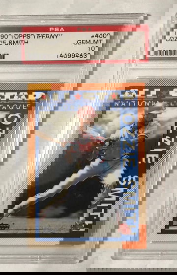 1990 TOPPS TIFFANY #400 OZZY SMITH GEM MT 10