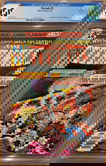 Eternals #2 CGC 9.0 WP  1st Appearance of Ajak and Celestials 1977 VF/NM