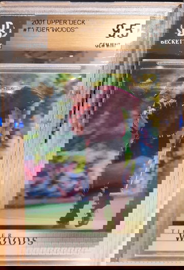 Tiger Woods 2001 Upper Deck #1 BGS 9.5 with 10 centering 