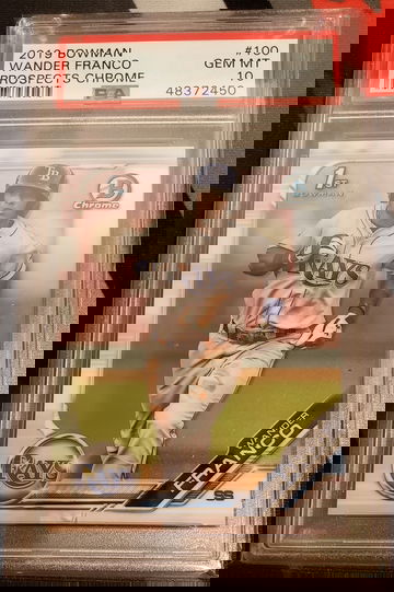 Wander Franco 2019 Bowman chrome psa 10 
