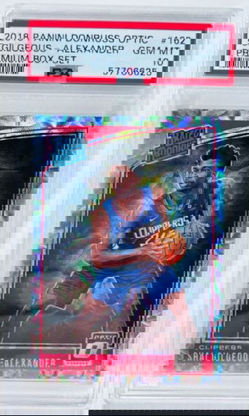 2018 Optic Shai Gilgeous Alexander Premium Box Set PSA 10