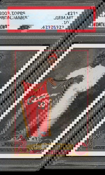 2003 Topps Lebron James PSA 10 Gem-Mint