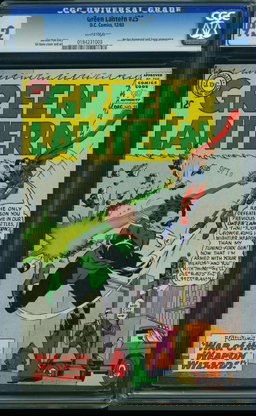 GREEN LANTERN #25, CGC 9.2 NM-