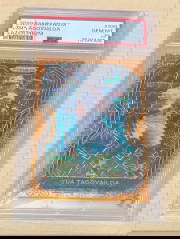 2020 Prizm Tua Tagovailoa Lazer PSA 10