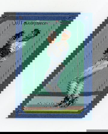 KEN GRIFFEY JR 2007 UD Masterpieces Blue Steel Border #25/50