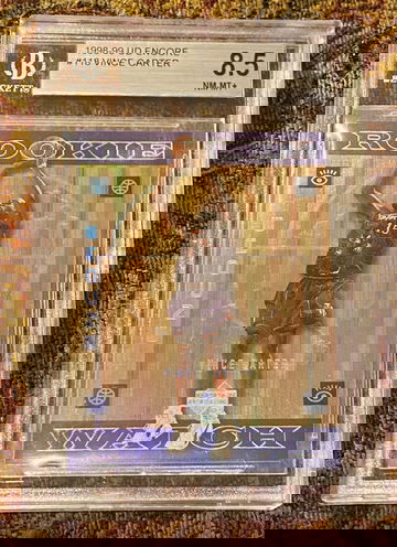 1998-99 UD Encore Vince Carter #118 Rookie BGS 8.5 NM-MT+