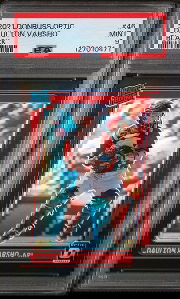 2021 Panini Donruss Optic Black Daulton Varsho #46 /25 PSA 9