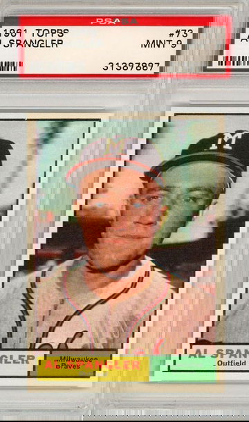 1961 Topps Al Spangler #73 PSA 9 P1310