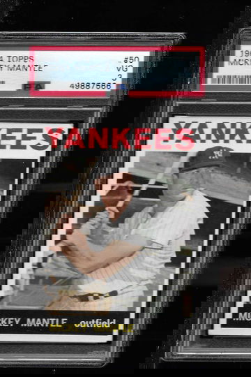 1964 TOPPS MICKEY MANTLE PSA 3