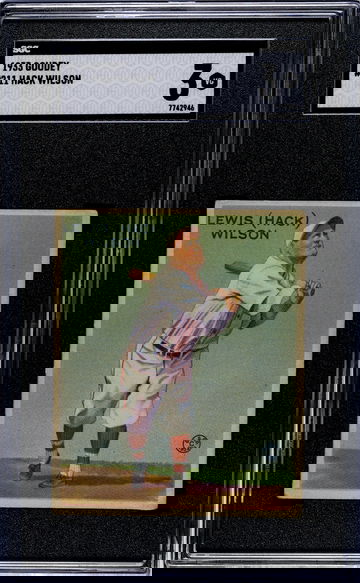 1933 Goudey Hack Wilson SGC 3