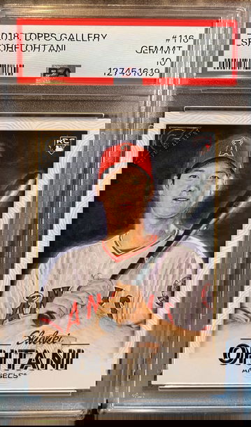 2018 Topps Gallery Shohei Ohtani #116 PSA 10