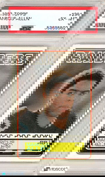 1983 Topps Marcus Allen Rookie #294 PSA 6 P1372