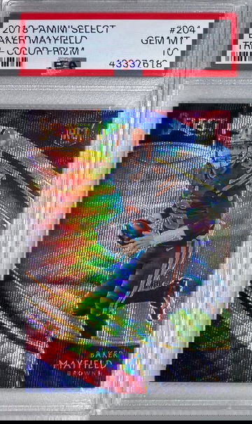 Baker Mayfield 2018 Select Field Level Tri Color PSA 10 #’d / 99 Super Low Pop