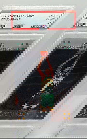 2007 Topps Chrome Kevin Durant PSA 9