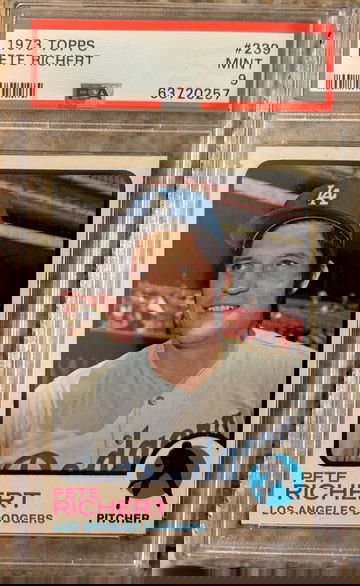 1973 TOPPS #239 PSA 9 PETE RICHERT