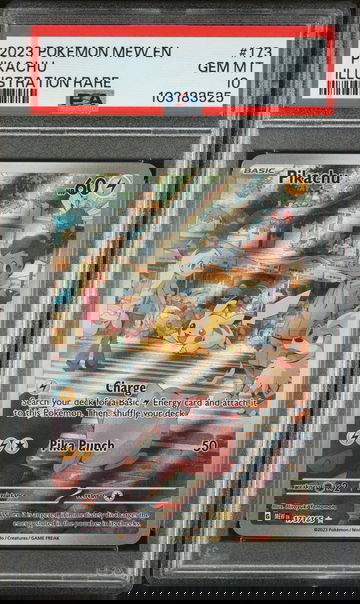 2023 Pokemon Scarlet and Violet 151 Illustration Rare Pikachu #173 PSA 10