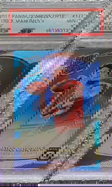 2017 Patrick Mahomes Donruss Optic Holo #177 RC - PSA 9!!