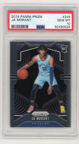 2019 JA MORANT PRIZM PSA 10