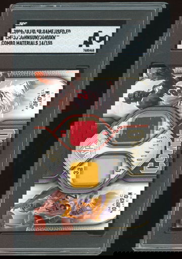 2009 UD SP Game Used Michael Jordan Magic Johnson MINT!