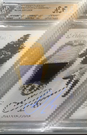 Dalvin Cook Flawless Auto BGS 9.5
