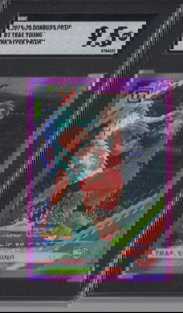 2019-20 Optic Trae Young Pink Hyper Prizm SGC 9.5