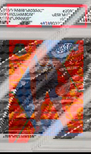 Zion Williamson Reactive Orange PSA 10