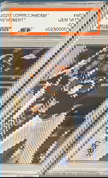 2020 Topps Chrome Luis Robert *True Rookie* PSA 10 GEM MINT