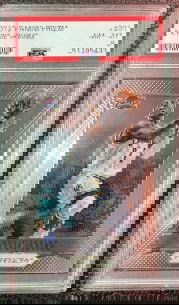 2012 Panini Prizm Kyrie Irving #201 PSA 8