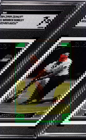 2006 Topps Team Set #PHI11 Brodrick Bunkley Philadelphia Eagles SGC 7