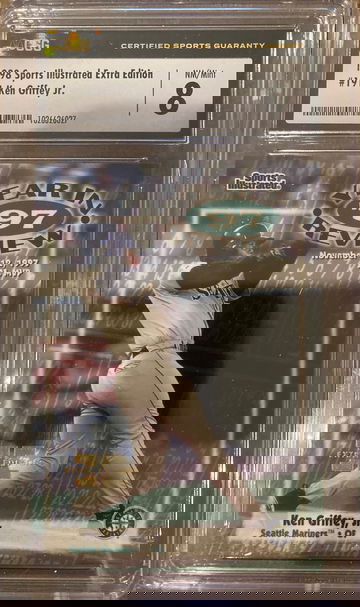 1998 FLEER SPORTS ILLUSTRATED KEN GRIFFEY JR. '97 YEAR IN REVIEW EXTRA EDITION 223/250 CSG 8