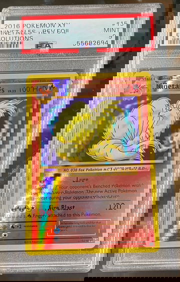 2016 Pokémon XY Evolutions Ninetales Foil PSA 9