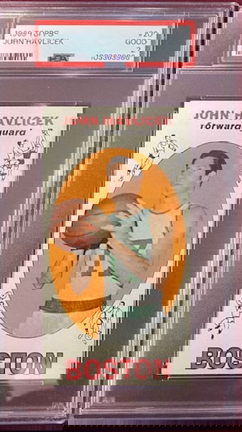 1969 Topps John Havlicek ( BOSTON CELTICS ) PSA 2 Rookie Card RC #20!