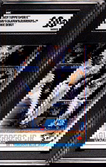 2019 Topps Update Vladimir Guerrero Rookie Debut