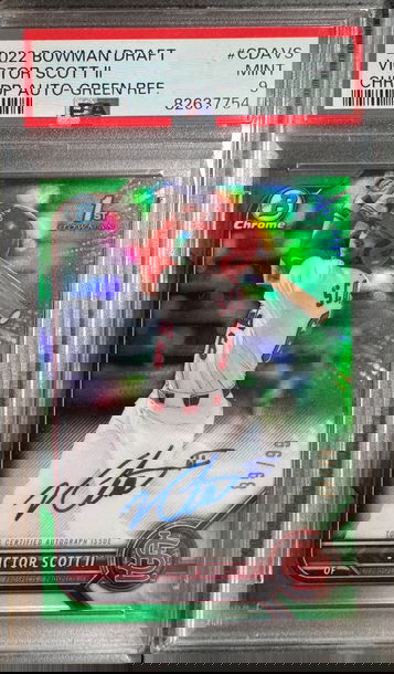 2022 Victor Scott Bowman Draft Auto True Green /99