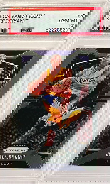 2019 Panini Prizm Kobe Bryant #8 PSA 10 GEM MINT