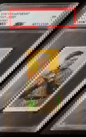 Addie Joss PSA 1 T206 Polar Bear Pitching 