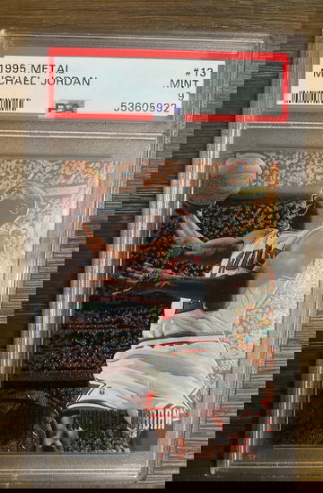1995 Metal Michael Jordan psa9 